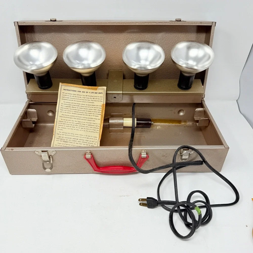 Excel Lite 4 Lite Bar Photographic Bar Light with‎ General Electric Movie Lights